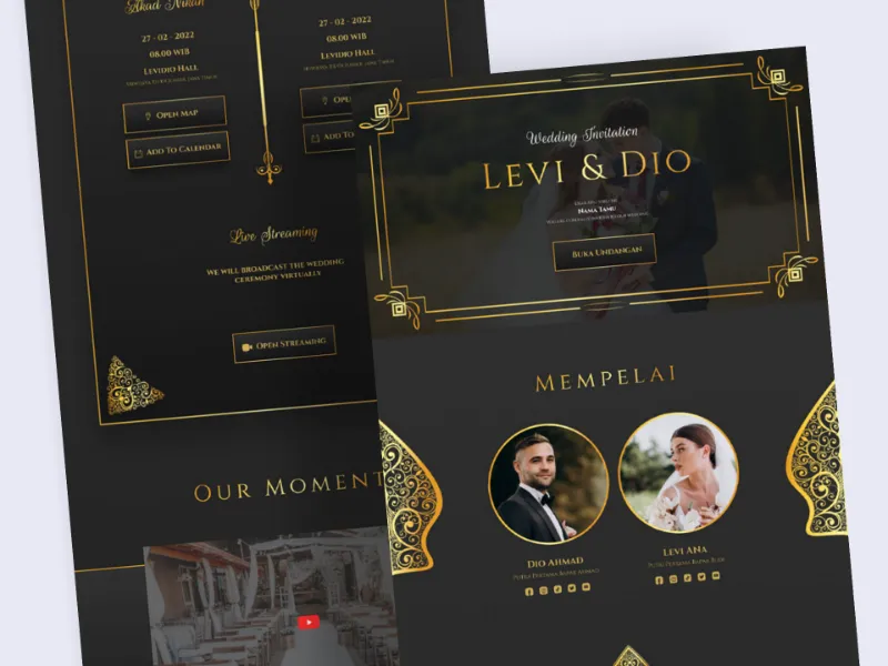 Template Undangan Online Pernikahan Tradisional Adat Jawa