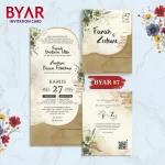 Undangan Pernikahan BYAR Kode 87